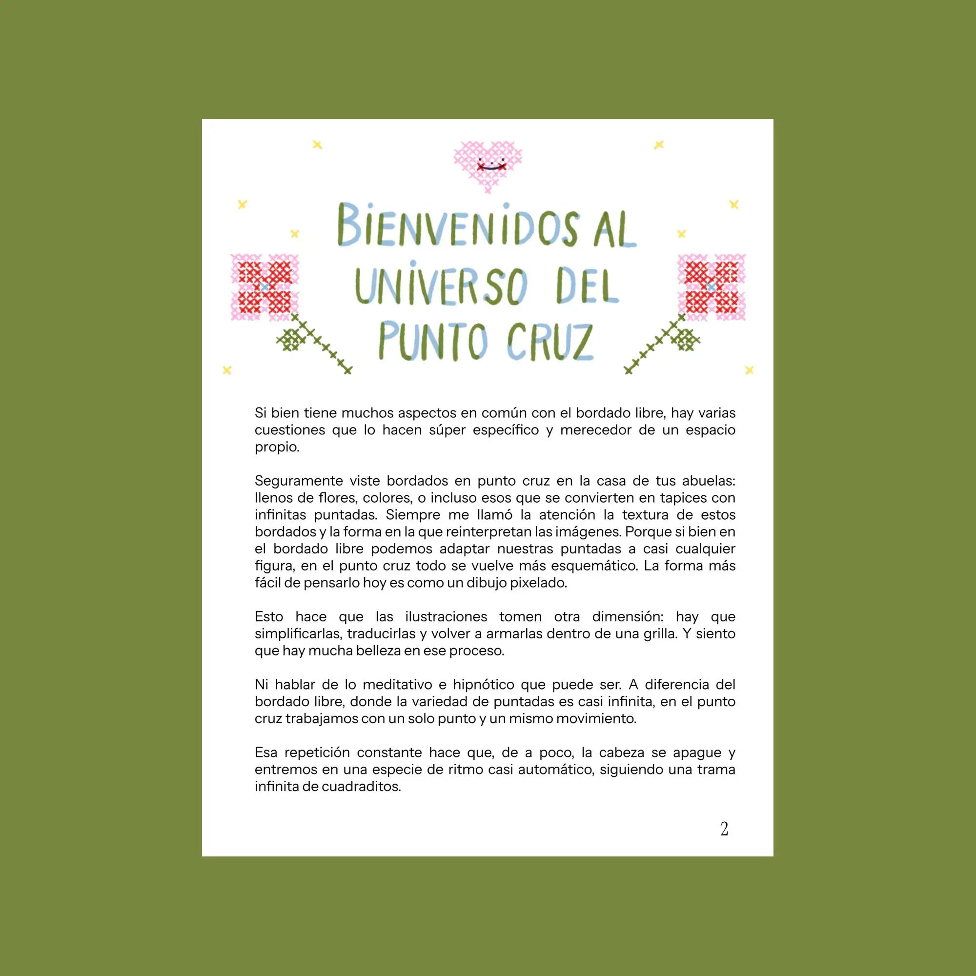 Anexo PUNTO CRUZ - Guía de bordado en español