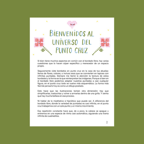 Anexo PUNTO CRUZ - Guía de bordado en español