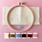 Kit de broderie + Guide numérique, Motif original en édition limitée pour débutantes