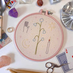 Kit de broderie + Guide numérique, Motif original en édition limitée pour débutantes